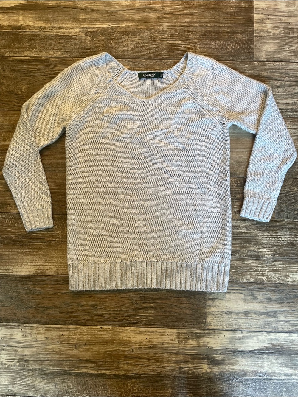 Ralph Lauren Light Blue V-Neck Sweater
